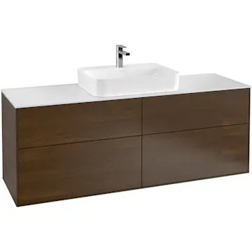 Tvättställsskåp Villeroy & Boch Finion med 4 Lådor och Bänkskiva för Ytmonterat Tvättställ