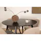 Spisegruppe Venture Home Dipp Ø115 cm med 4 Velvet Stitches Stoler