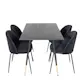 Spisegruppe Venture Home Dipp med 4 Wrinkles Stoler