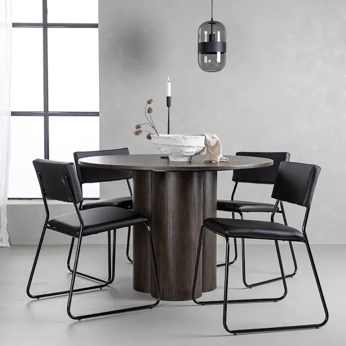 Spisegruppe Venture Home Olivia med 4 Kenth Stoler