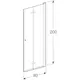 Duschdörr Contura Shower Showerama Vik