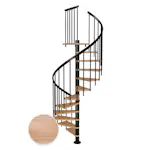 Spiraltrapp Dolle Montréal Eik Multiplex Classic 3