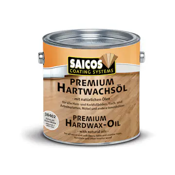 Hårdvaxolja Saicos 30402 Extra Vit