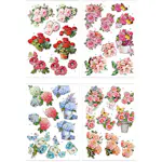 3D Motiv Creativ Company Blomster 4 Ark/1 Pk