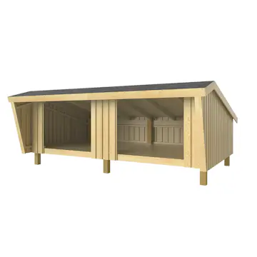 Gapahuk PLUS Shelter Ubehandlet med Takpapp