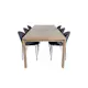Spisegruppe Venture Home Shy med 6 Valor Spisestoler