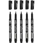 Tusj Creativ Company Permanent Svart Strek 2X0,6+2X0,8+1,3 mm 5 St/1 Pk