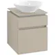 Tvättställsskåp Villeroy & Boch Legato 450 med 2 Lådor för Ytmonterat Tvättställ