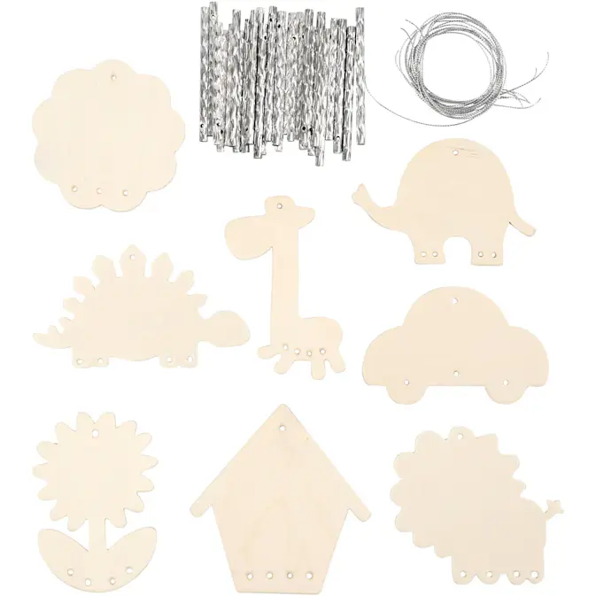 Vindspill Creativ Company Str 9-14 cm Tykkelse 2 mm 24 St/1 Pk