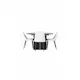 Spisegruppe Venture Home Matilda med 4 Night Stoler
