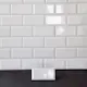 Flis Arredo Color Hvit Metro Biselado Blank 10x20