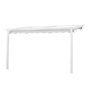 Veggpergola Jabo 4x4 m Hvit