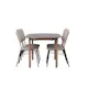 Spisegruppe Venture Home Andy med 4 Seda Stoler
