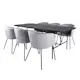 Spisegruppe Venture Home Chicago med 6 Bergen Stoler