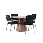 Spisegruppe Venture Home Lanzo med 4 Yesterday Stoler