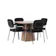 Spisegruppe Venture Home Lanzo med 4 Yesterday Stoler