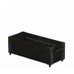 Blomsterkasse PLUS Cubic med Hjul 120 x 45