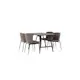 Spisegruppe Venture Home Kaseidon med 4 stk Modesto Stoler