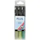Tusj Creativ Company Plus Color 14,5 cm Strek 1-2 mm Ass Farger 3 Stk/1 Pk