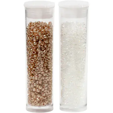 Rocaillesperler Creativ Company D17 mm Str 15/0 Hullstr 0,5-0,8 mm 2x7 g/1 Pk