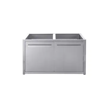 Grunnmodul MyOutdoorKitchen Nordic Line med Dør 120 cm for 2 moduler
