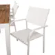 Spisegruppe Venture Home Bois med 6 Santorini Stoler