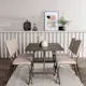 Spisegruppe Venture Home Kaseidon med 4 stk Seda Stoler