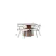 Spisegruppe Venture Home Lanzo med 4 Chico Stoler