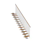 Plassbesparende Trapp Dolle Frankfurt Eik Oljet Rett Classic III