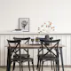 Spisegruppe Venture Home Tempe med 4 Crosett Stoler