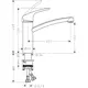 Kjøkkenbatteri Hansgrohe Focus E²
