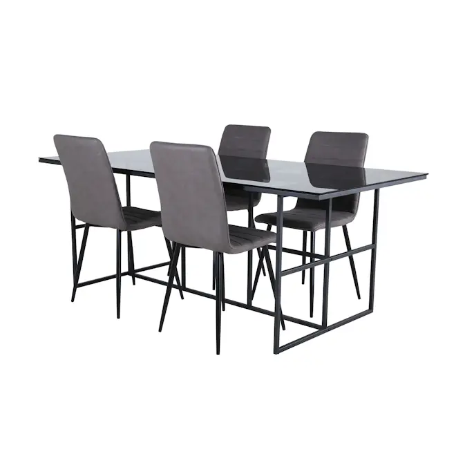 Spisegruppe Venture Home Lund Spisebord og Walerina Spisestol