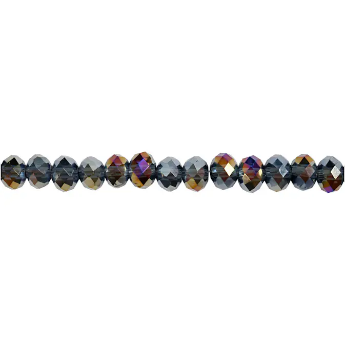 Facettperler Creativ Company Str 5x6 mm Hullstr 1 mm 100 stk/1 Pk