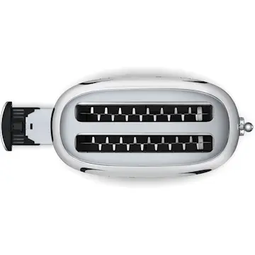 Brødrister Smeg TSF02SSEU Krom Retro med Ekstra Brede Spor