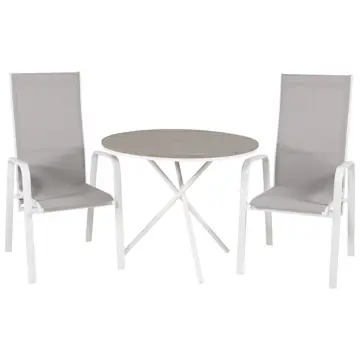 Cafégruppe Venture Home Pincy Ø 90 med 2 Copacabana Stoler