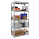 Hylla Home It Stål Med 5 Trävåningar 1800×900×450 mm Galvaniserad