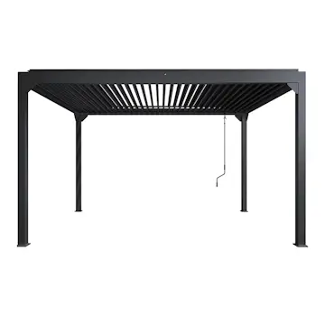 Pergola Metalcraft Åpningsbare taklameller 3x4 m