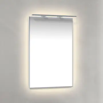 Speil Macro Design Crown Ambilight Ramp-belysning med Ramme