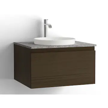 Tvättställsskåp Vedum Flow 600x478 med 1 Låda