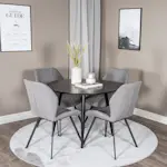 Spisegruppe Venture Home Plaza med 4stk Gemma Stoler