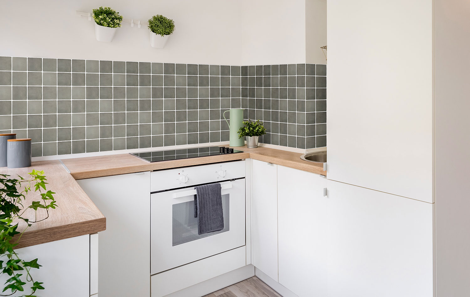 Köksinspiration - Kakel med vit fog