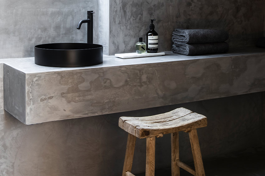 Primy handfat och tvättställsblandare i miljö