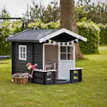 Lekestue PLUS 134 x 134 cm + 58 cm Terrasse Ubehandlet inkl. Takpapp