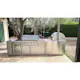 Oppvaskbenk Modul Myoutdoorkitchen Stainless Collection med Oppbevaringsskap