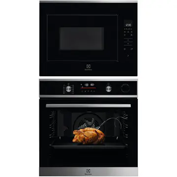 Ovn- og Mikrobølgepakke Electrolux COP840X + KMFE264TEX med SteamCrisp Pyrolyse og Wifi