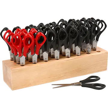 Skolesaks Creativ Company med Holder Lengde 14 cm Rund 1 sett