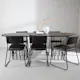 Spisegruppe furniture/fashion Stone med 6 Kenth Stoler