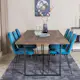 Spisegruppe Venture Home Peo med 6 Muscot Stoler