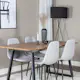 Spisegruppe Venture Home Ina med 4 Phoi Stoler Polyester
