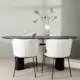 Spisegruppe Venture Home Isolde med 4 stk Edina Stoler